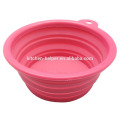 Hot vendendo FDA padrão China fabricante Funny cão de viagem dobrável Silicone pet tigela / colapsável Pet Bowl